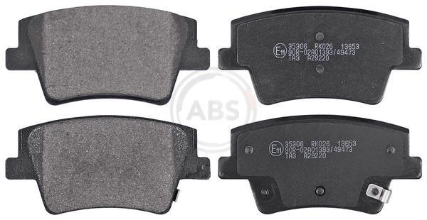 Jogo de 4 pastilhas de travão A.B.S. ALL BRAKE SYSTEMS BV. ref. 35306