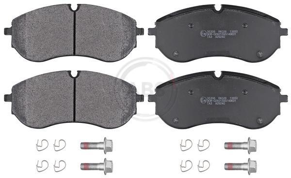 Jeu de 4 plaquettes de frein A.B.S. ALL BRAKE SYSTEMS BV. 35308