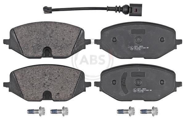 Jogo de 4 pastilhas de travão A.B.S. ALL BRAKE SYSTEMS BV. ref. 35311