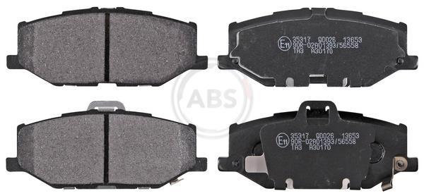 Jogo de 4 pastilhas de travão A.B.S. ALL BRAKE SYSTEMS BV. ref. 35317