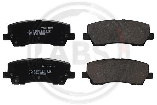 Jogo de 4 pastilhas de travão A.B.S. ALL BRAKE SYSTEMS BV. ref. 35322