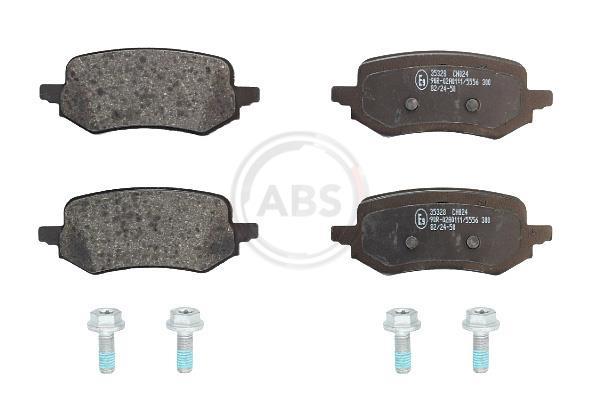 Jogo de 4 pastilhas de travão A.B.S. ALL BRAKE SYSTEMS BV. ref. 35328