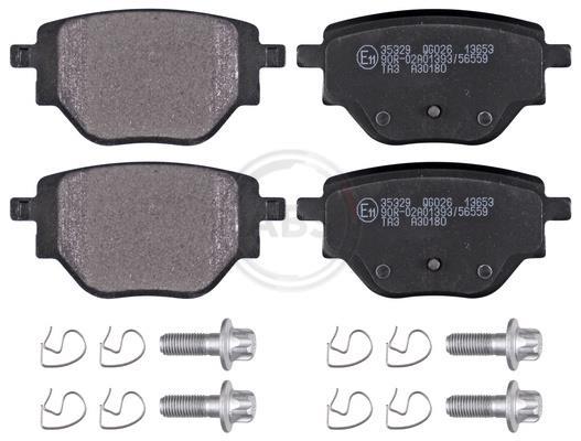 Jeu de 4 plaquettes de frein A.B.S. ALL BRAKE SYSTEMS BV. 35329