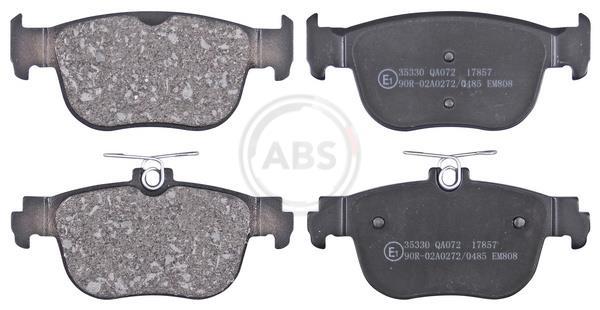 Jeu de 4 plaquettes de frein A.B.S. ALL BRAKE SYSTEMS BV. 35330