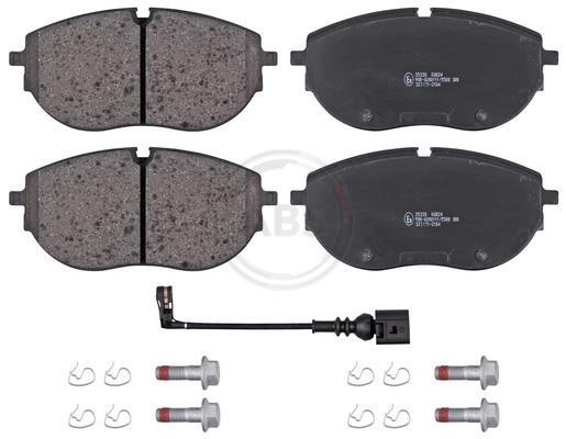 Jogo de 4 pastilhas de travão A.B.S. ALL BRAKE SYSTEMS BV. ref. 35338