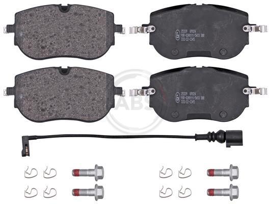Jogo de 4 pastilhas de travão A.B.S. ALL BRAKE SYSTEMS BV. ref. 35339