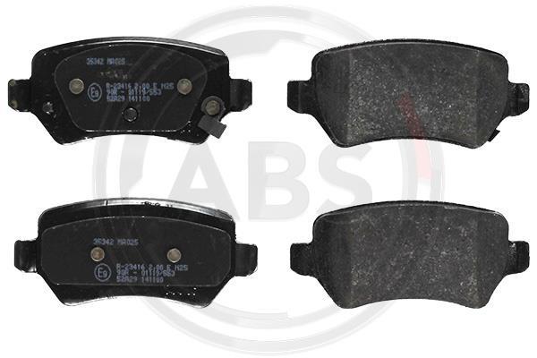 Jogo de 4 pastilhas de travão A.B.S. ALL BRAKE SYSTEMS BV. ref. 35342