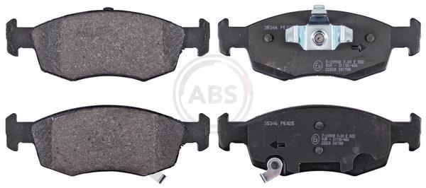 Jogo de 4 pastilhas de travão A.B.S. ALL BRAKE SYSTEMS BV. ref. 35346