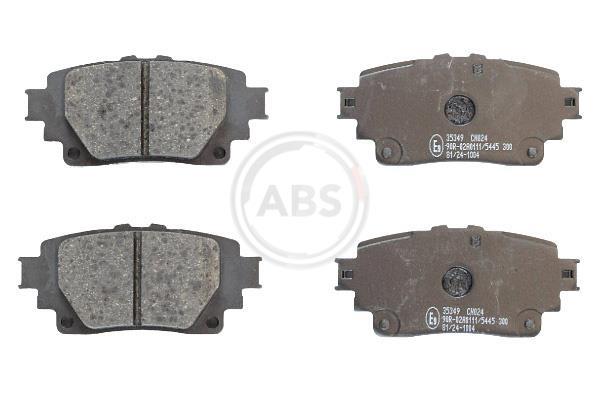 Jogo de 4 pastilhas de travão A.B.S. ALL BRAKE SYSTEMS BV. ref. 35349