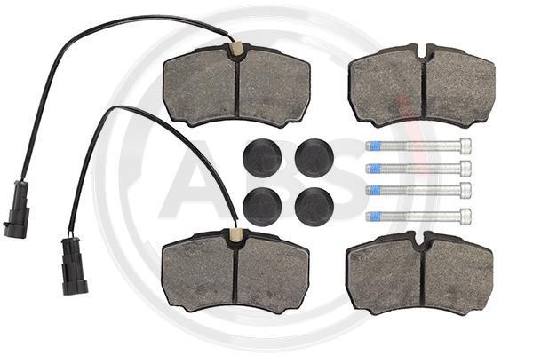 Jogo de 4 pastilhas de travão A.B.S. ALL BRAKE SYSTEMS BV. ref. 35358
