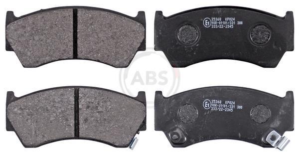 Jeu de 4 plaquettes de frein A.B.S. ALL BRAKE SYSTEMS BV. 35368