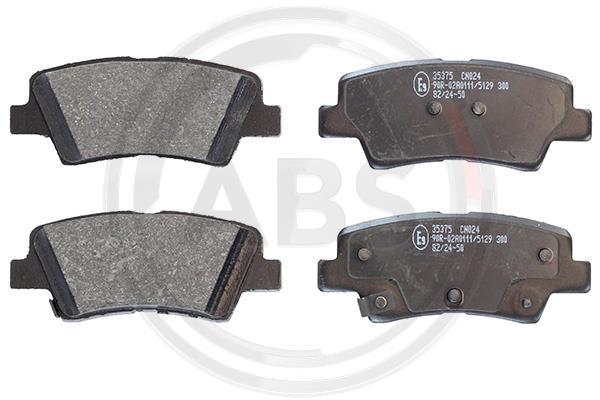 Jogo de 4 pastilhas de travão A.B.S. ALL BRAKE SYSTEMS BV. ref. 35375