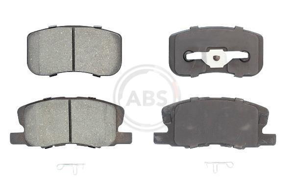 Jeu de 4 plaquettes de frein A.B.S. ALL BRAKE SYSTEMS BV. ref. 35386