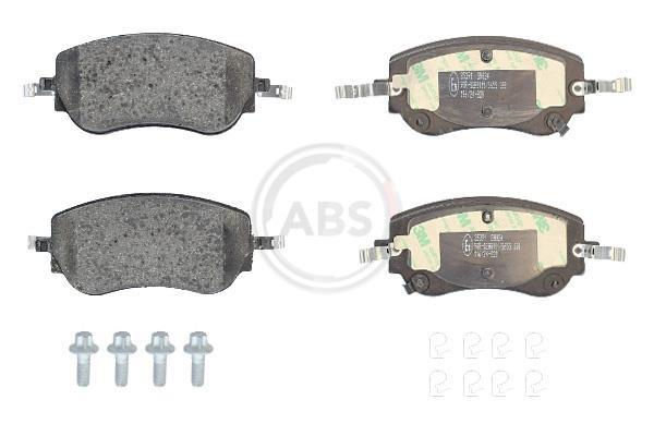 Jeu de 4 plaquettes de frein A.B.S. ALL BRAKE SYSTEMS BV. ref. 35391