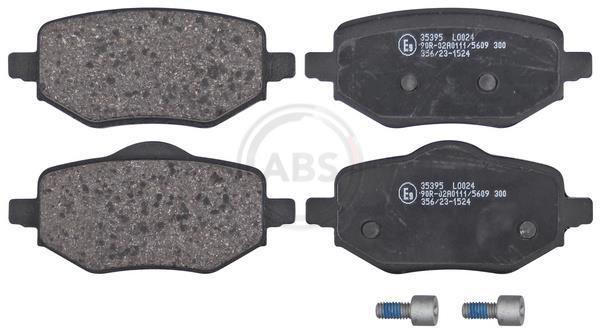 Jeu de 4 plaquettes de frein A.B.S. ALL BRAKE SYSTEMS BV. 35395