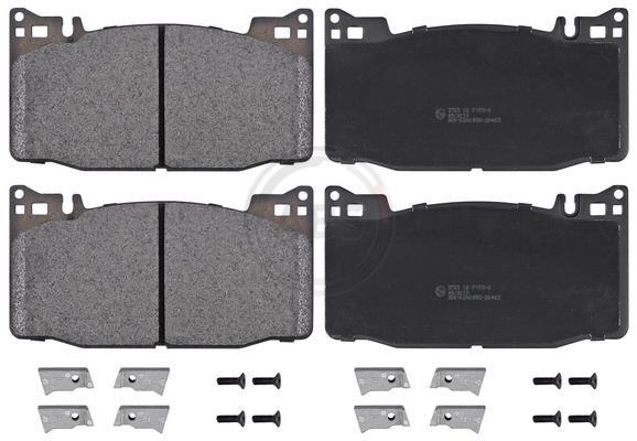 Jeu de 4 plaquettes de frein A.B.S. ALL BRAKE SYSTEMS BV. 35396