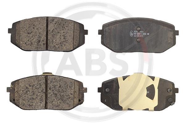 Jogo de 4 pastilhas de travão A.B.S. ALL BRAKE SYSTEMS BV. ref. 35397