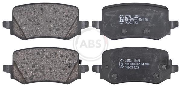 Jeu de 4 plaquettes de frein A.B.S. ALL BRAKE SYSTEMS BV. 35398