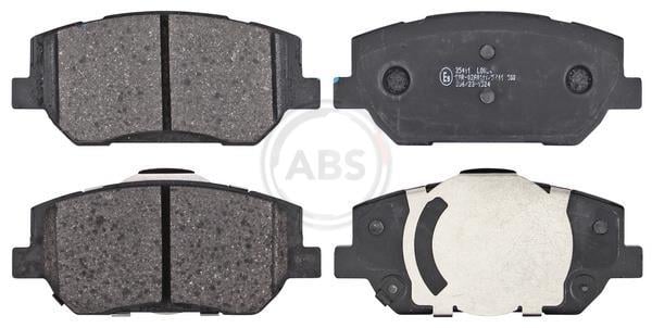 Jeu de 4 plaquettes de frein A.B.S. ALL BRAKE SYSTEMS BV. ref. 35411