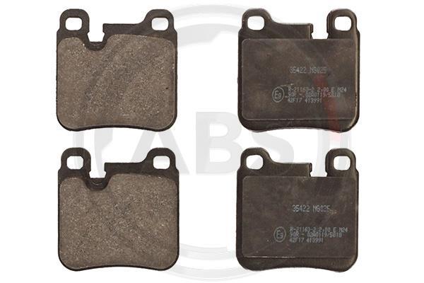Jeu de 4 plaquettes de frein A.B.S. ALL BRAKE SYSTEMS BV. ref. 35422