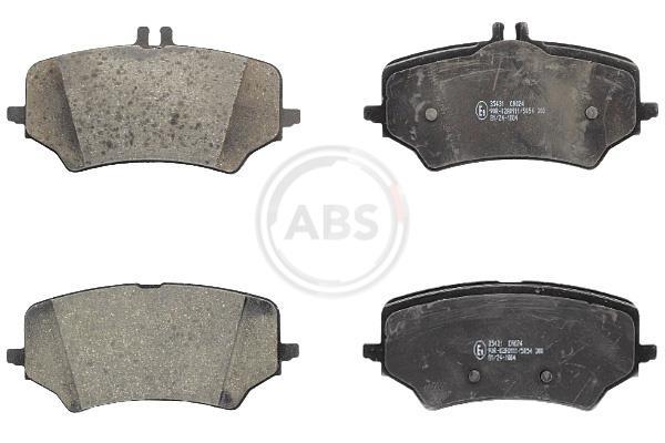 Jeu de 4 plaquettes de frein A.B.S. ALL BRAKE SYSTEMS BV. 35431