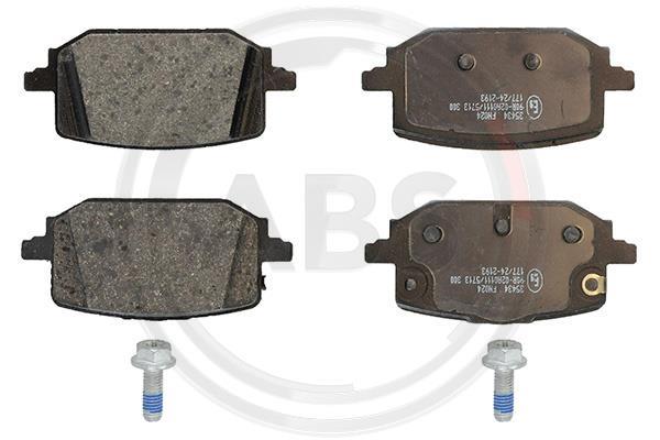 Jeu de 4 plaquettes de frein A.B.S. ALL BRAKE SYSTEMS BV. ref. 35434