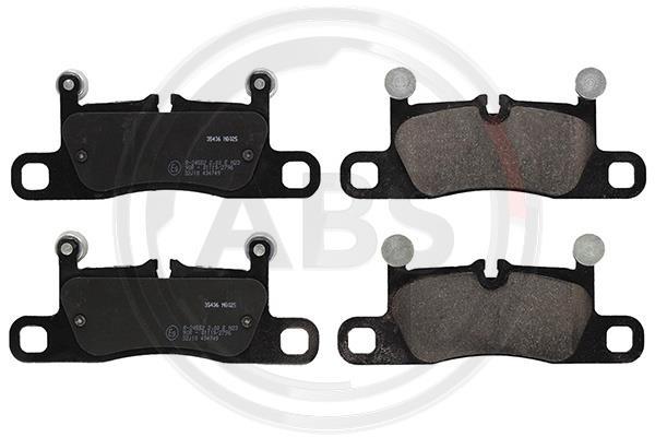 Jeu de 4 plaquettes de frein A.B.S. ALL BRAKE SYSTEMS BV. ref. 35436
