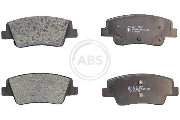 Jeu de 4 plaquettes de frein A.B.S. ALL BRAKE SYSTEMS BV. 35439