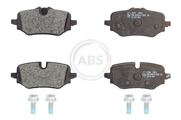 Jeu de 4 plaquettes de frein A.B.S. ALL BRAKE SYSTEMS BV. ref. 35441