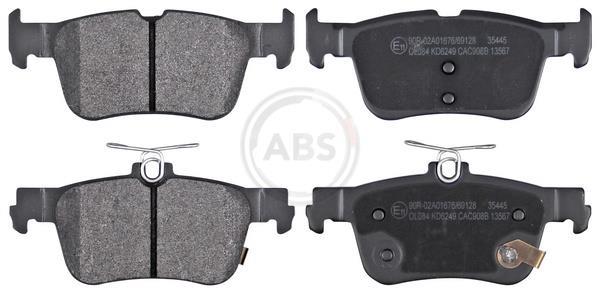 Jeu de 4 plaquettes de frein A.B.S. ALL BRAKE SYSTEMS BV. ref. 35445