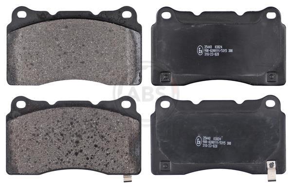 Jogo de 4 pastilhas de travão A.B.S. ALL BRAKE SYSTEMS BV. ref. 35448