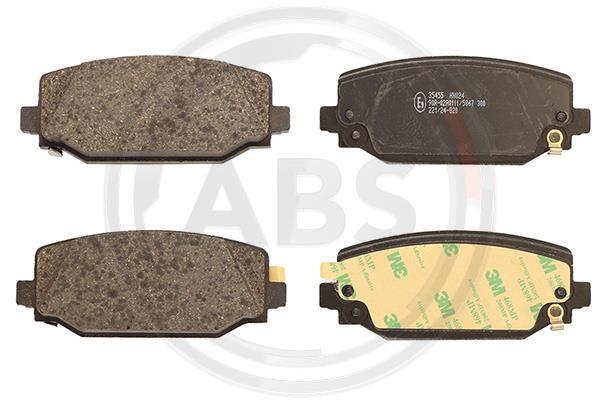 Jogo de 4 pastilhas de travão A.B.S. ALL BRAKE SYSTEMS BV. ref. 35455