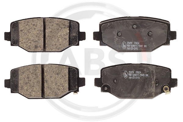 Jogo de 4 pastilhas de travão A.B.S. ALL BRAKE SYSTEMS BV. ref. 35459