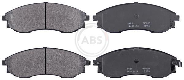 Jeu de 4 plaquettes de frein A.B.S. ALL BRAKE SYSTEMS BV. 37927