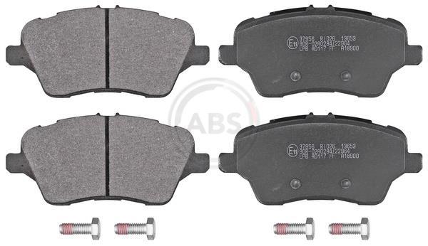 Jogo de 4 pastilhas de travão A.B.S. ALL BRAKE SYSTEMS BV. ref. 37956