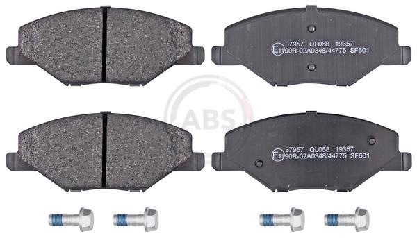 Jogo de 4 pastilhas de travão A.B.S. ALL BRAKE SYSTEMS BV. ref. 37957