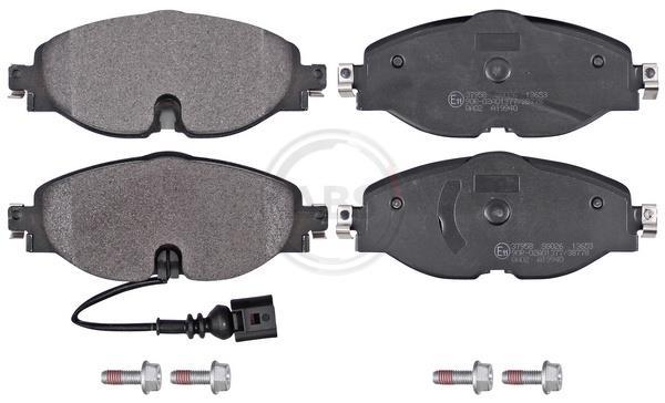Jogo de 4 pastilhas de travão A.B.S. ALL BRAKE SYSTEMS BV. ref. 37958