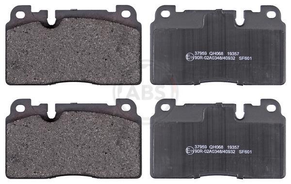 Jeu de 4 plaquettes de frein A.B.S. ALL BRAKE SYSTEMS BV. ref. 37959