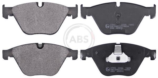 Jogo de 4 pastilhas de travão A.B.S. ALL BRAKE SYSTEMS BV. ref. 37960