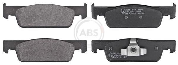 Jogo de 4 pastilhas de travão A.B.S. ALL BRAKE SYSTEMS BV. ref. 37961