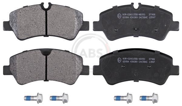 Jeu de 4 plaquettes de frein A.B.S. ALL BRAKE SYSTEMS BV. ref. 37966