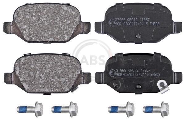 Jogo de 4 pastilhas de travão A.B.S. ALL BRAKE SYSTEMS BV. ref. 37968