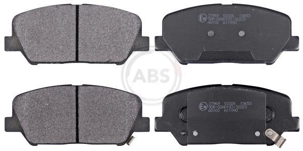 Jogo de 4 pastilhas de travão A.B.S. ALL BRAKE SYSTEMS BV. ref. 37969