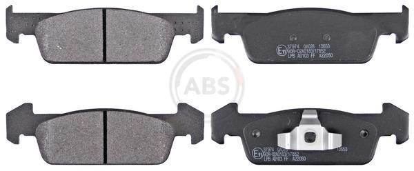 Jogo de 4 pastilhas de travão A.B.S. ALL BRAKE SYSTEMS BV. ref. 37974