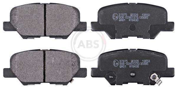 Jeu de 4 plaquettes de frein A.B.S. ALL BRAKE SYSTEMS BV. ref. 37975