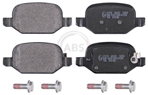 Jogo de 4 pastilhas de travão A.B.S. ALL BRAKE SYSTEMS BV. ref. 37978