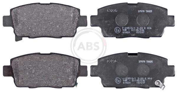 Jogo de 4 pastilhas de travão A.B.S. ALL BRAKE SYSTEMS BV. ref. 37979