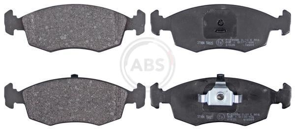 Jogo de 4 pastilhas de travão A.B.S. ALL BRAKE SYSTEMS BV. ref. 37984