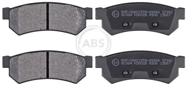 Jogo de 4 pastilhas de travão A.B.S. ALL BRAKE SYSTEMS BV. ref. 37991