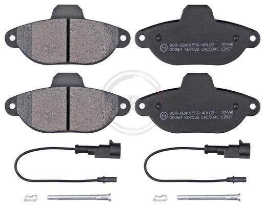Jogo de 4 pastilhas de travão A.B.S. ALL BRAKE SYSTEMS BV. ref. 37995